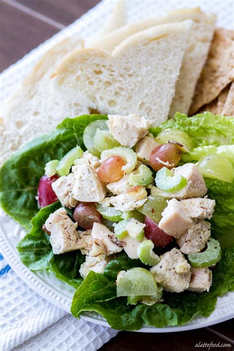 Light And Healthy Chicken Salad Recipe A Latte Food