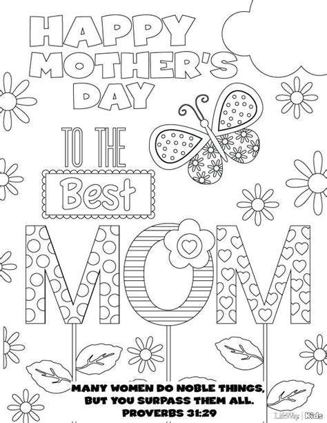 mothers day  holidays  special occasions printable coloring pages