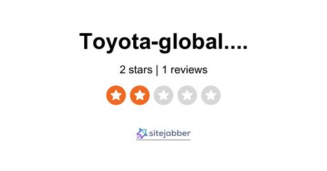 Toyota Motor Corporation Official Global Website Reviews 1 Review Of