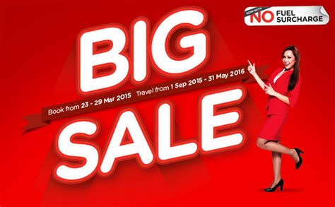 We don't sell anything, just a place for you to discover the hottest deals. AirAsia Big Sale For Travel Between September 1 - May 31 ...