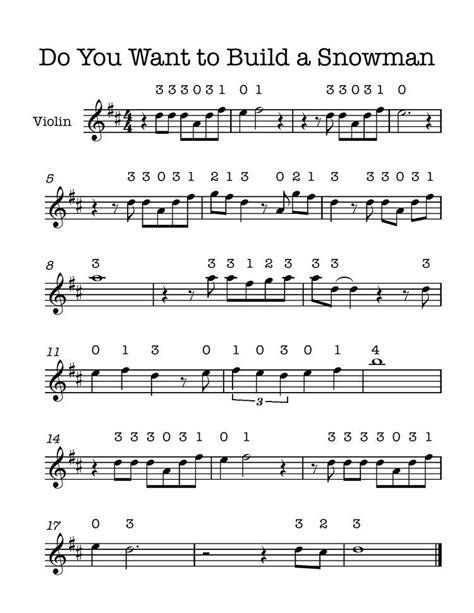 Our sheet music collection includes 500+ original arrangements of famous composer masterworks, traditional songs, classic pop/rock songs, bible songs and hymns, christmas carols, and. Snowman | Violin beginner music, Violin sheet music, Violin songs