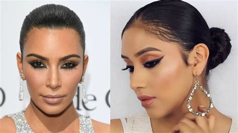 Kim Kardashian Makeup Tutorial Reverse Smokey Eye Youtube