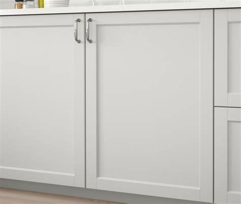 LERHYTTAN Light Grey Kitchen - Grey Shaker Kitchen - IKEA