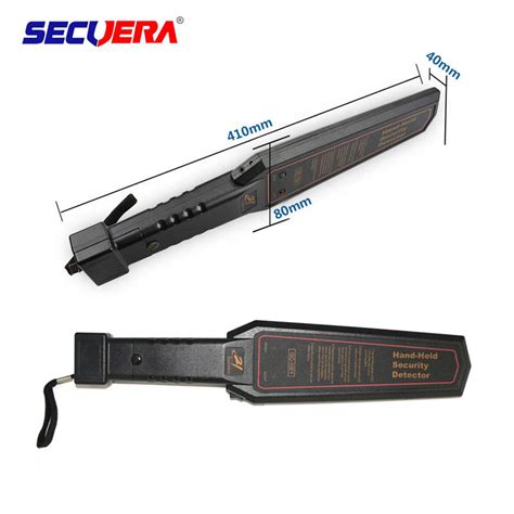 Dependable Hand Held Metal Detector Super High Accuracy 410mm 85mm