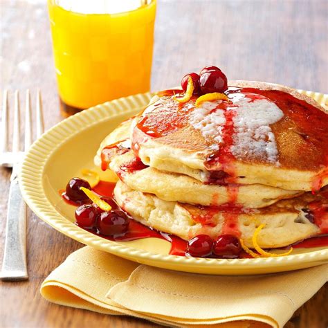 Cranberry Orange Pancakes Recipe Taste Of Home