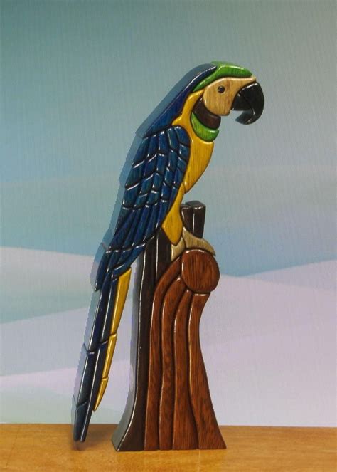 Buy Parrot Bird Wood Art For Sale At Us 47 Best Handmade Wood Art For