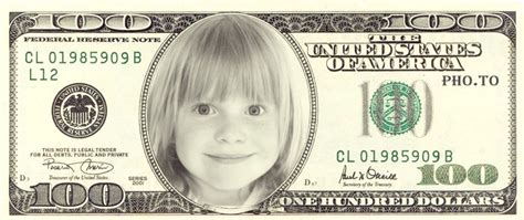 Make Fake Personalized 100 Dollar Bill With Your Face Online