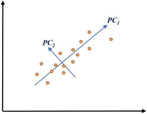 An Example Of Principal Component Analysis Pca For A Two Dimensional Download Scientific