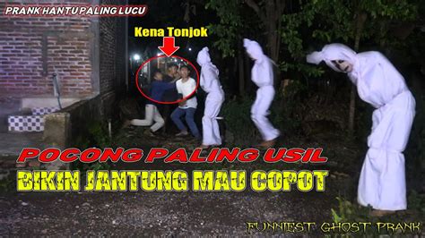 Pocong Paling Usil Gangguin Orang Sekampung Funniest Ghost Prank Youtube