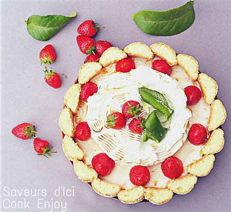 Saveurs Dici Cook Enjoy Charlotte Aux Fraises Sans Cuisson Au