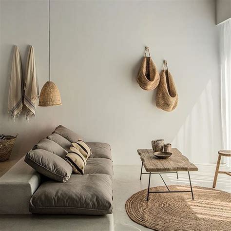 Minimal Linen Wood Organic Interior Decor And Design Home Decoration