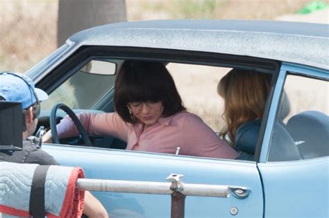 Emma Stone Throwbacks Fan Account On Twitter May Emma Filming Battle Of The Sexes