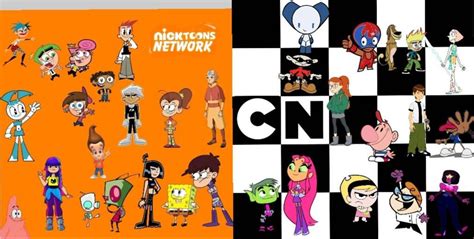 Cartoon Networks And Nicktoons 30th Anniversary By Chriscartoon On