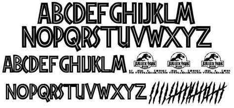 About the font jurassic world. Jurassic Park Font Free Download