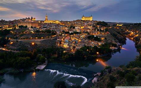 Historic City Of Toledo Spain Ultra Hd Desktop Background Wallpaper For 4k Uhd Tv Widescreen