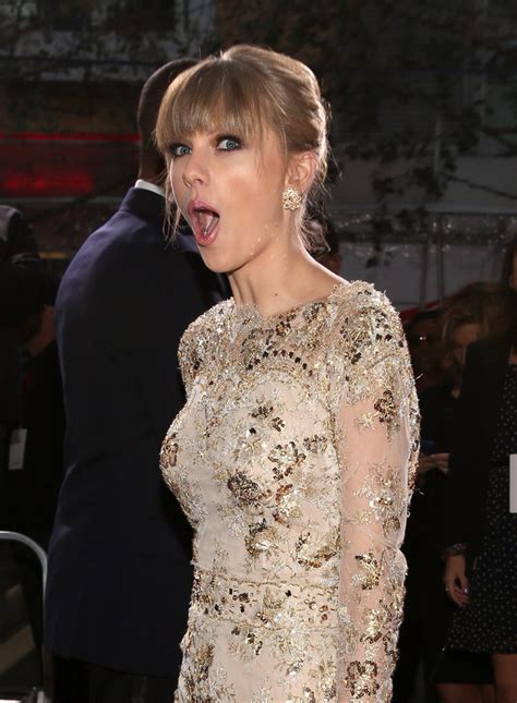 Taylor Swift Looking Surprised Pictures Popsugar Celebrity