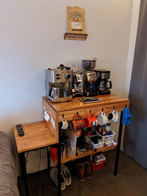 We did not find results for: DIY coffee station/nightstand for my small apartment! Made ...
