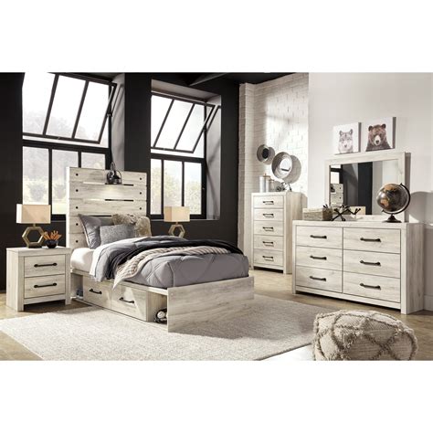 Signature Design By Ashley Cambeck Rustic Twin Storage Bed With 2