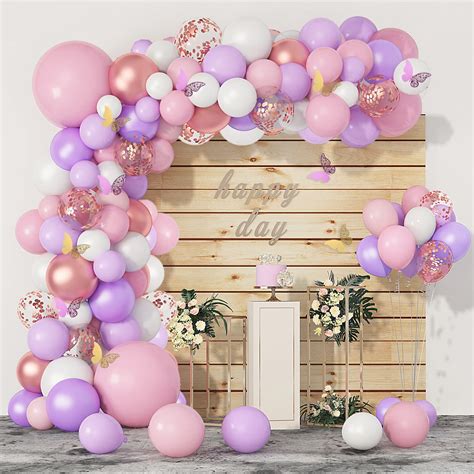 Buy 151pcs Pink Balloon Garland Arch Kit Rose Gold White Pink And