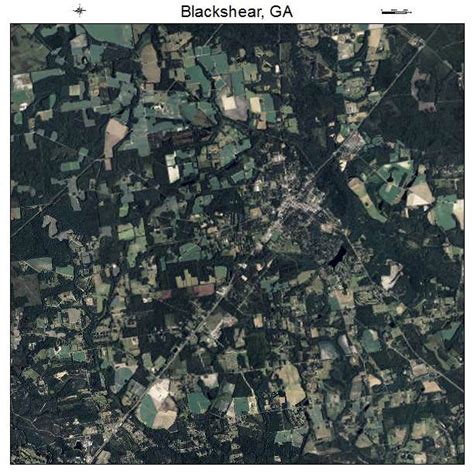 Aerial Photography Map Of Blackshear Ga Georgia