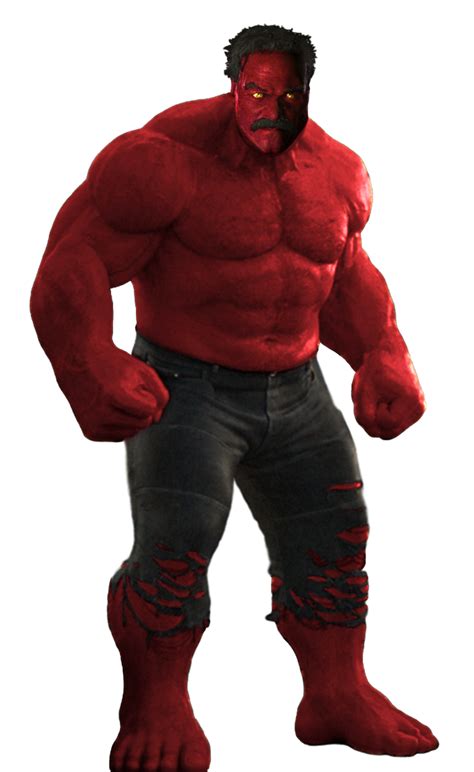 Red Hulk Transparent By Speedcam On Deviantart