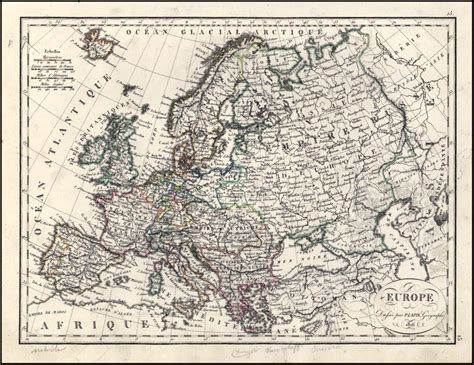 Europe 1816 Barry Lawrence Ruderman Antique Maps Inc