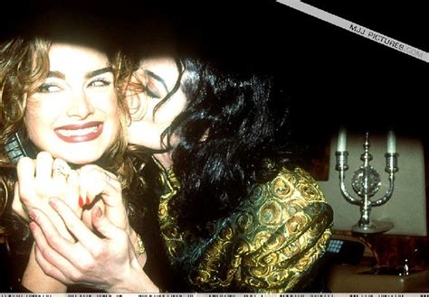 Michael Jackson And Brooke Shields Kissing