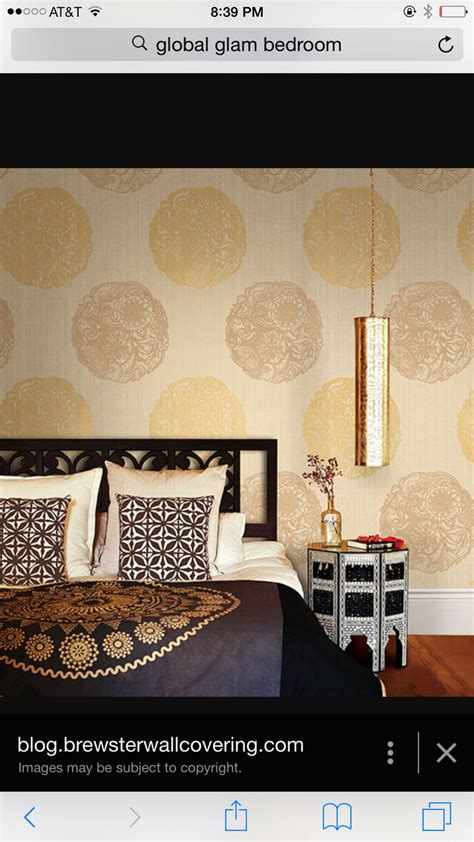 Get ideas and start planning your perfect moroccan design today! Moroccan inspired modern bedroom | Medallion wallpaper ...
