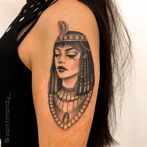 Dope Tattoos Pretty Tattoos Unique Tattoos Hand Tattoos Sleeve Tattoos Cleopatra Tattoo