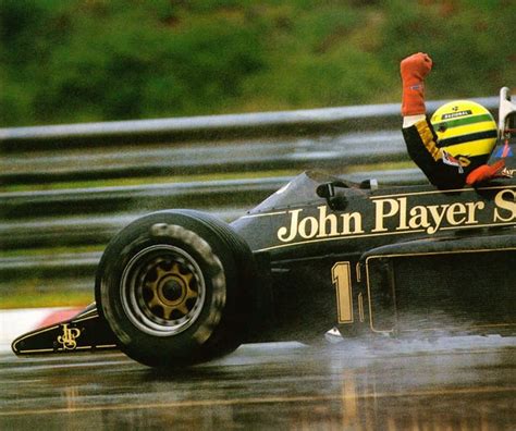 Ayrton Senna In His 1986 Lotus 98t One Of The Best Looking Cars In