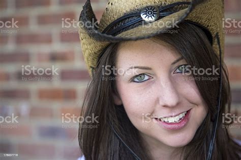Beautiful Happy Cowgirl Stock Photo Download Image Now Adult