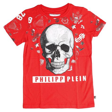 Get better discounts on your spending by using this code. | T-Shirt Philipp Plein Kids Red | T-Shirt Philipp Plein ...
