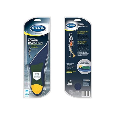 Dr Scholls Lower Back Pain Relief Orthotics Clinically Proven
