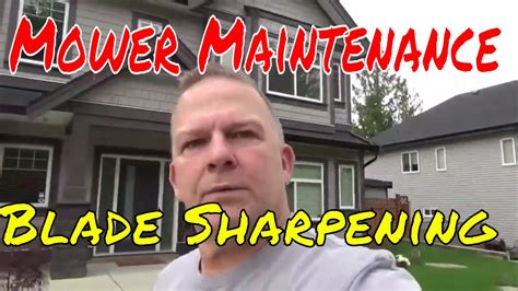 A crucial step in sharpening a mulching blade guide. Sharpening a lawn mower blade - YouTube