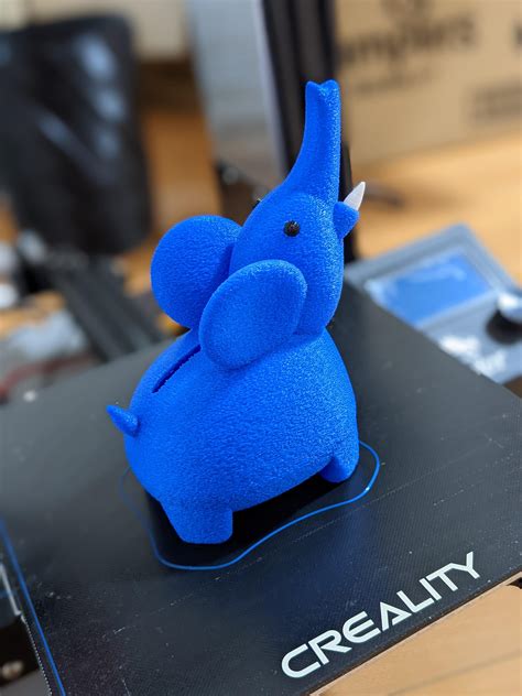 Never Really Liked This Blue Filament So Decided To Try Curas Fuzzy