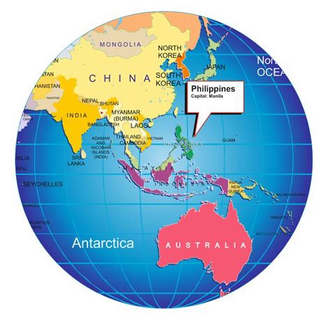 Philippines map the philippines is an archipelago of 7107 islands, the northernmost group of the malay archipelago. Where is Philippines on World lob | Philippines ...