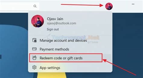 Redeem Code And Microsoft T Card In Microsoft Store Windows