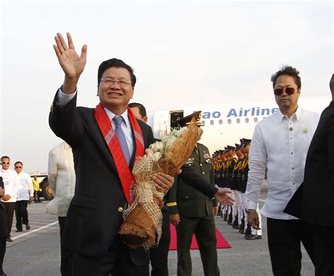 Laos PM arrives in Manila for ASEAN Summit | Photos | Philippine News