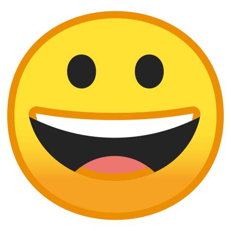 웃는 얼굴 아이콘 에 Noto Emoji Smileys