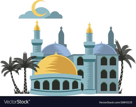 Mosque Vector Islamic Wallpaper Hd Islamic Cartoon Islamic Patterns