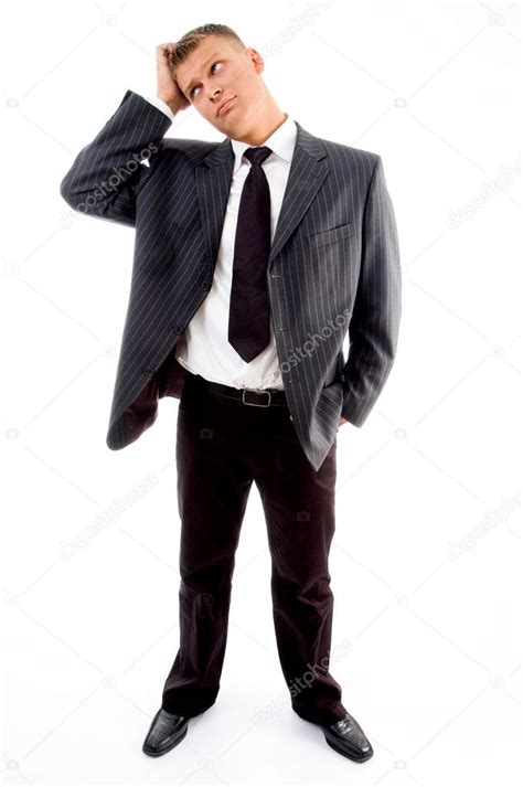 Young Confused Businessman — Stock Photo © Imagerymajestic 1349592