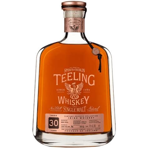 teeling 30 year old single malt irish whiskey caskers