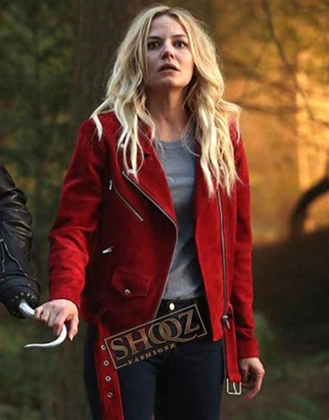Buy Emma Swan Red Jacket Jennifer Morrison Leather Jacket