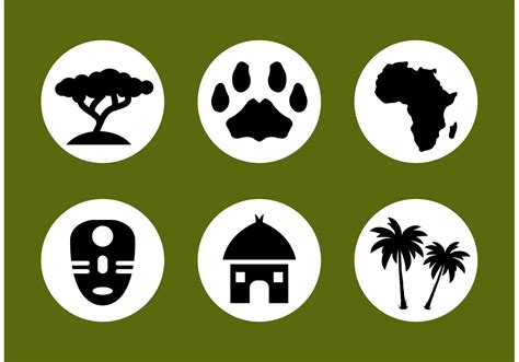 African Vector Icon Set Download Free Vector Art Stock Graphics And Images