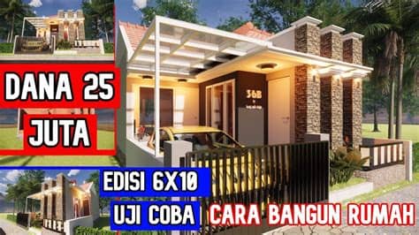 Secara sederhana, perhitungan biaya bangun rumah biasa dihitung per meter persegi. Bangun rumah murah biaya 25 juta edisi 6x10(testing dana ...