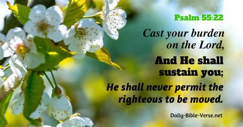 Daily Bible Verse Prayer Psalm 5522 Nkjv