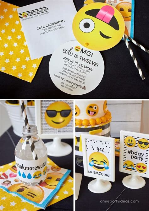 Emoji Party Amys Party Ideas