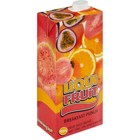 Liqui Fruit 100 Breakfast Punch Fruit Juice Blend 2l Fresh Fruit