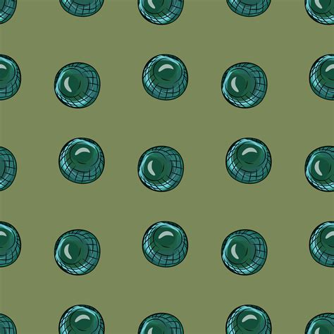 Glass Balls Seamless Pattern Decorative Shapes Background 6865754