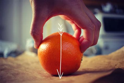 Astuces Comment Couper Une Orange En Deux